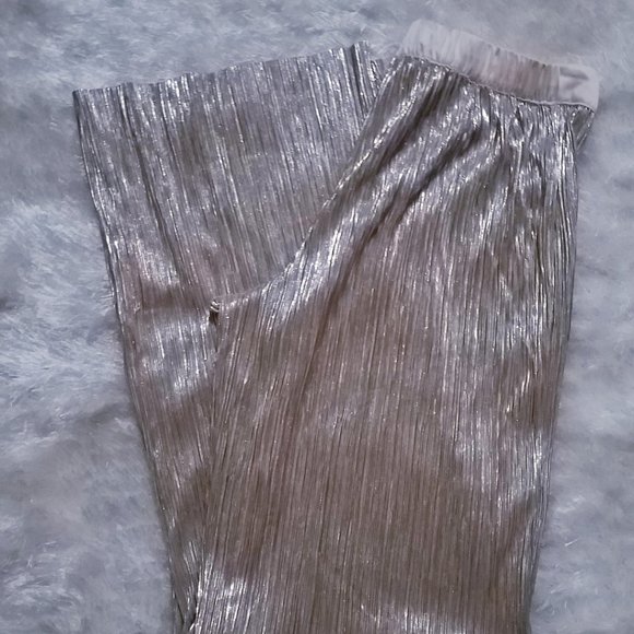 Victoria Secret Gold Metallic Pajama Set - Picture 2 of 7